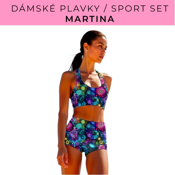 Dámský střih - plavky / sportovní set Martina