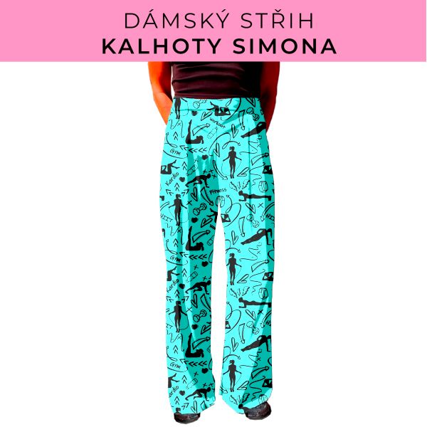 Dámský střih - kalhoty Simona