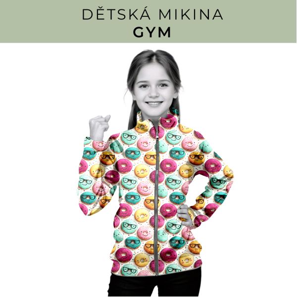 Dětská střih - mikina GYM