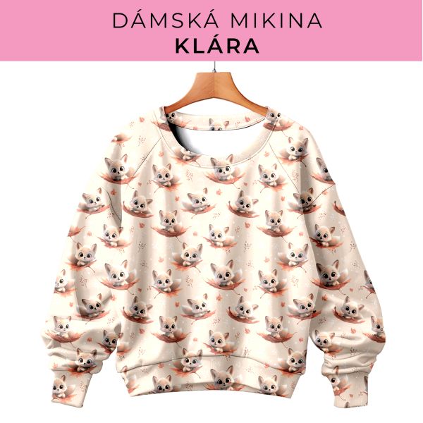 DÁMSKÝ střih - mikina Klára