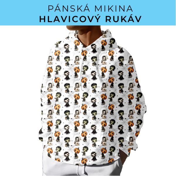 PÁNSKÝ střih - mikina s kapucí