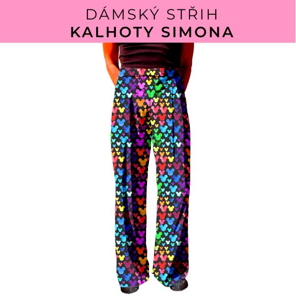 Dámský střih - kalhoty Simona
