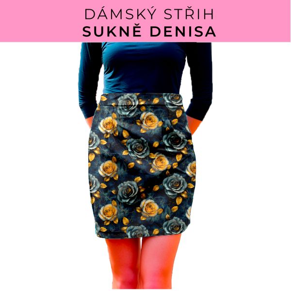 Dámský střih - Dámská sukně Denisa