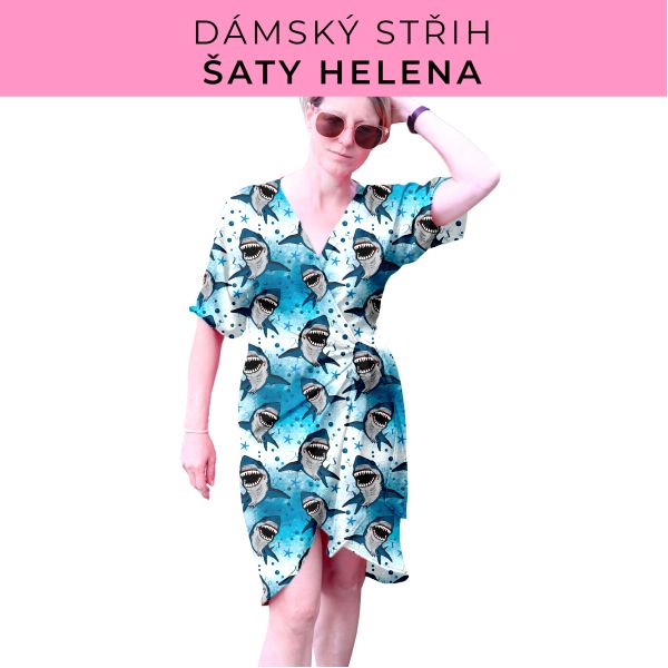 Dámský střih na šaty  Helena