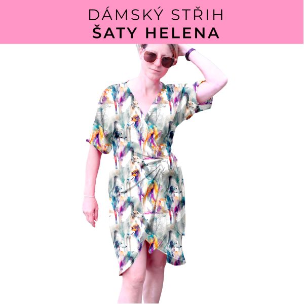 Dámský střih na šaty  Helena