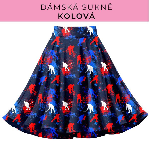 DÁMSKÝ střih - Kolová sukně