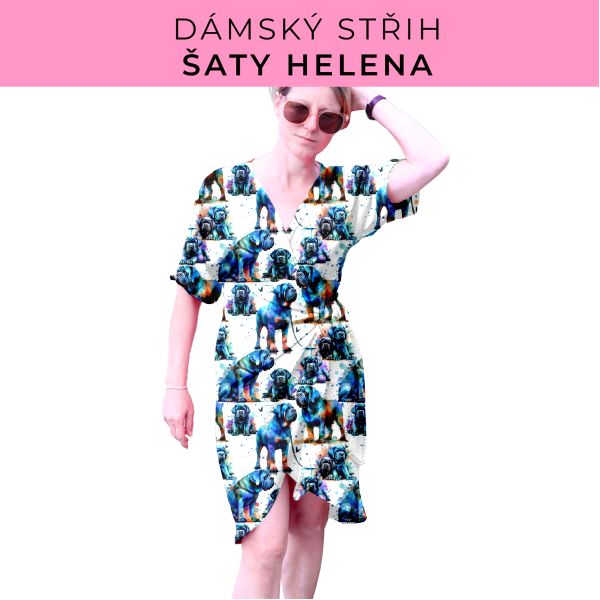 Dámský střih na šaty  Helena