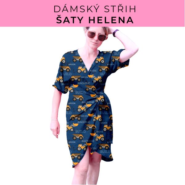 Dámský střih na šaty  Helena
