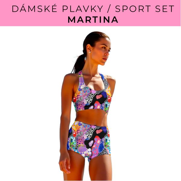 Dámský střih - plavky / sportovní set Martina