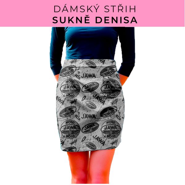 Dámský střih - Dámská sukně Denisa