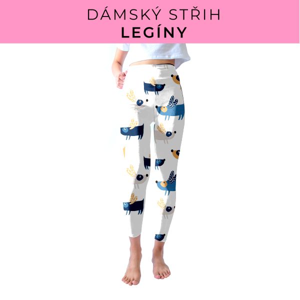 DÁMSKÝ střih - legíny SPORT - SLIM FIT