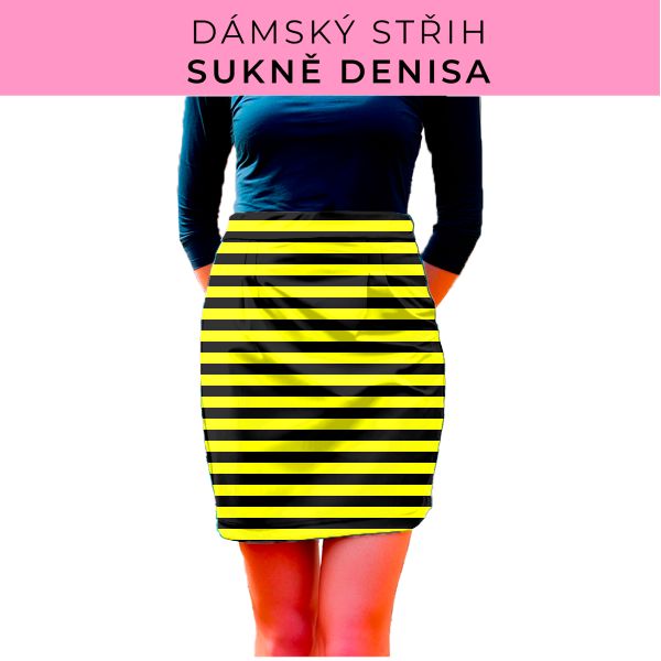 Dámský střih - Dámská sukně Denisa