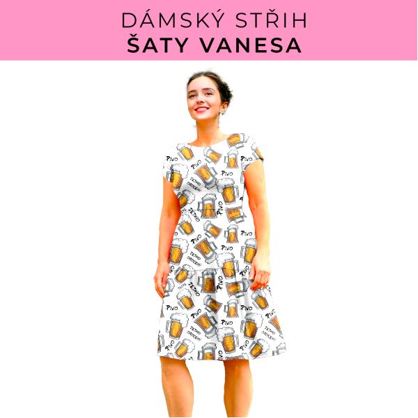 Dámský střih šaty Vanesa