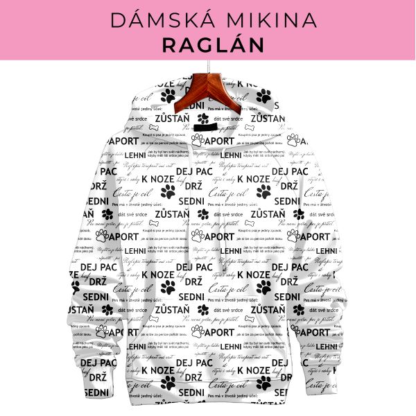 DÁMSKÝ střih - mikina raglán