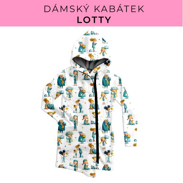 DÁMSKÝ střih - Kabátek Lotty