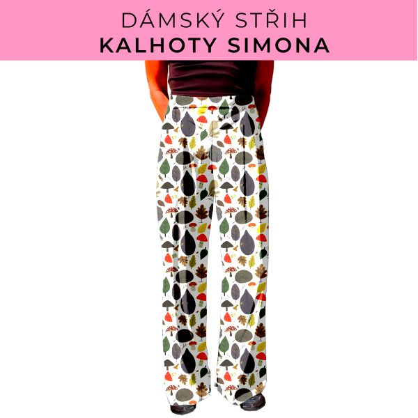 Dámský střih - kalhoty Simona