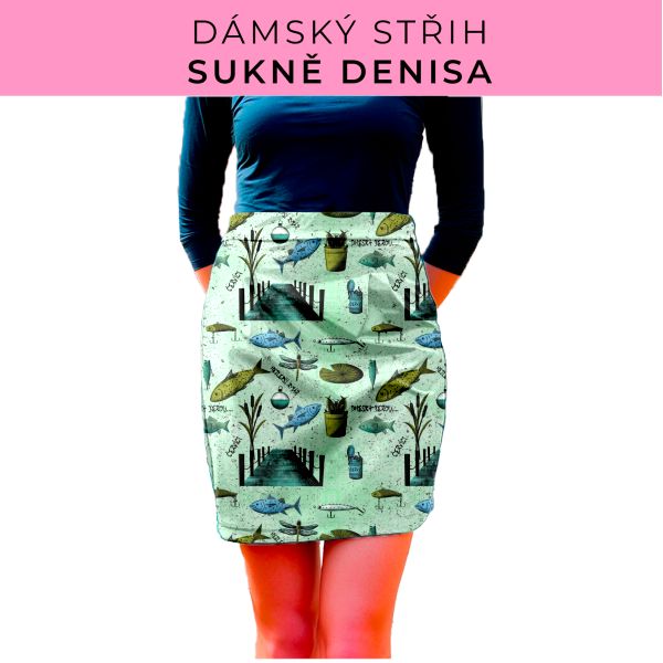 Dámský střih - Dámská sukně Denisa