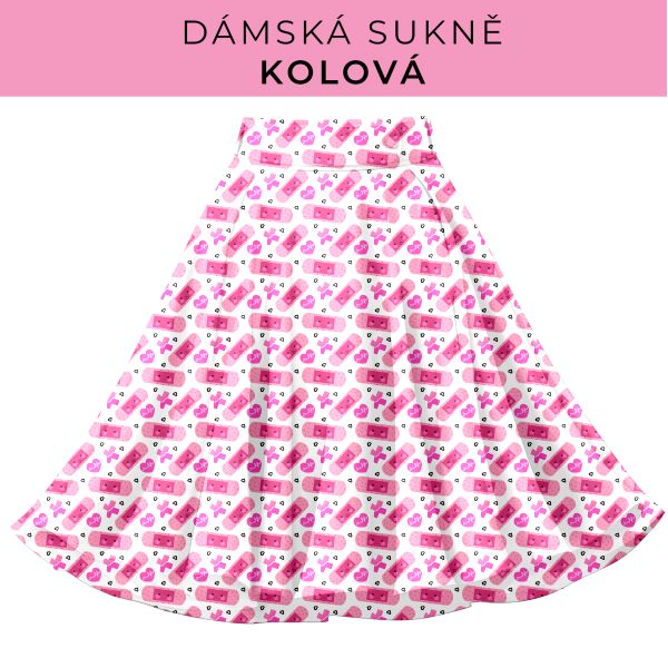 DÁMSKÝ střih - Kolová sukně