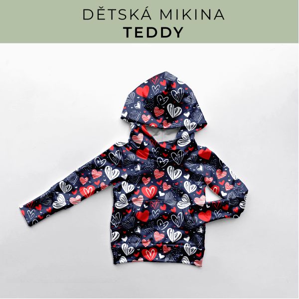 DĚTSKÝ střih - Mikina Teddy