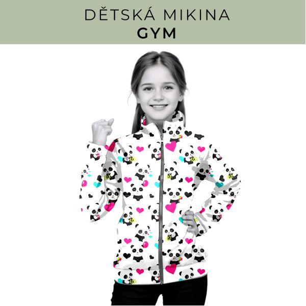 Dětská střih - mikina GYM