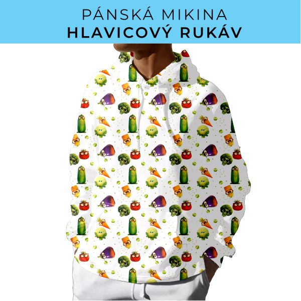 PÁNSKÝ střih - mikina s kapucí