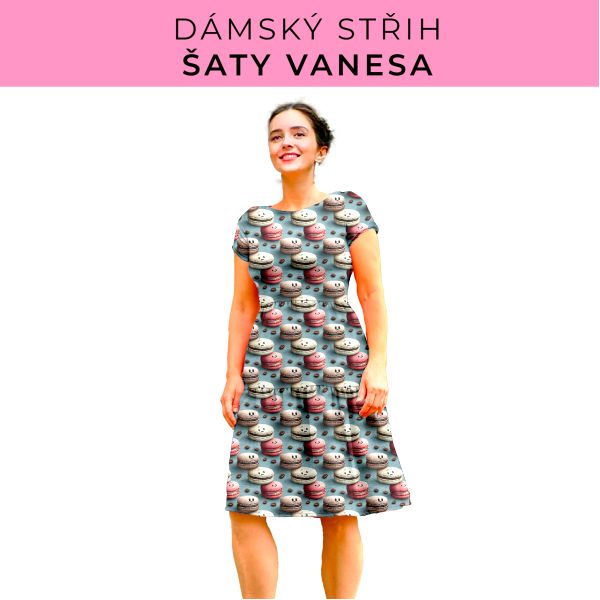 Dámský střih šaty Vanesa
