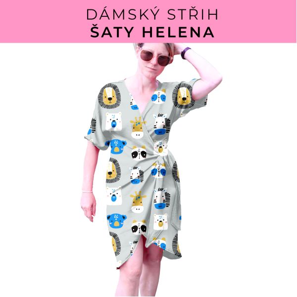 Dámský střih na šaty  Helena
