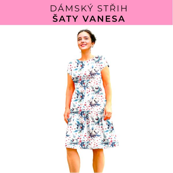 Dámský střih šaty Vanesa