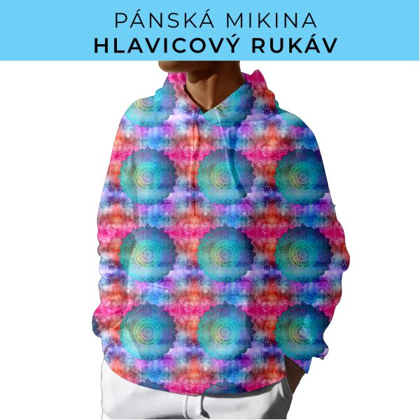 PÁNSKÝ střih - mikina s kapucí