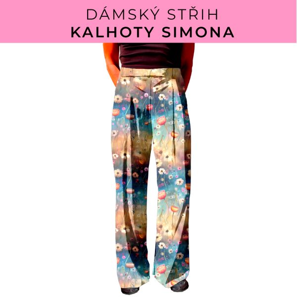 Dámský střih - kalhoty Simona