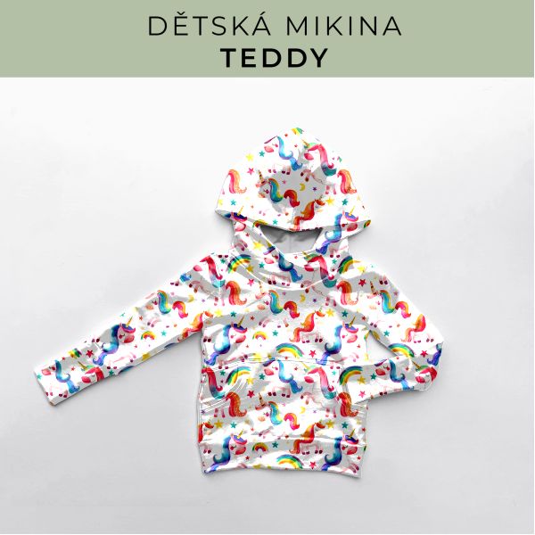 DĚTSKÝ střih - Mikina Teddy