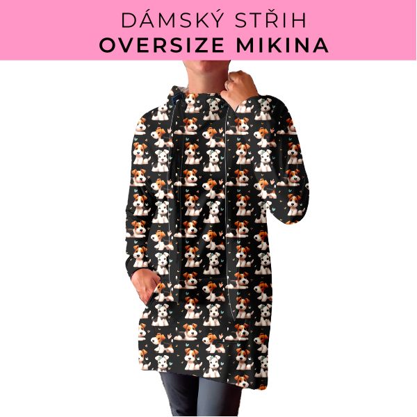 DÁMSKÝ střih - Oversize mikina