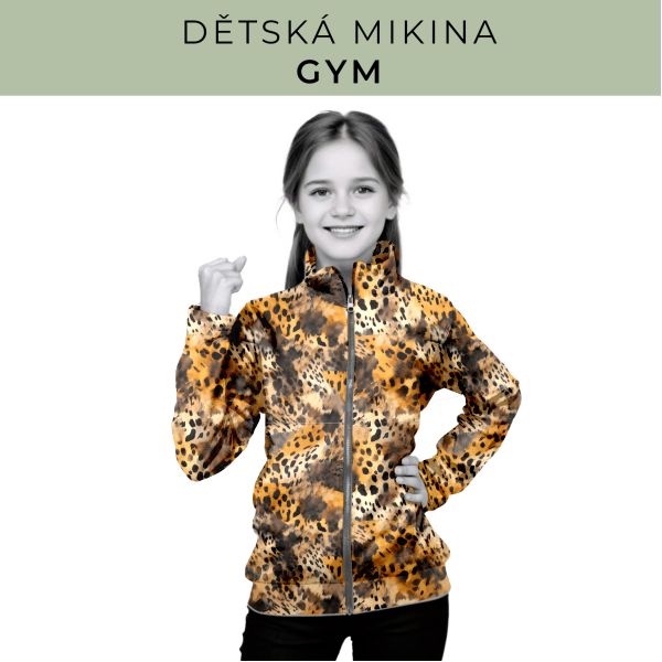 Dětská střih - mikina GYM