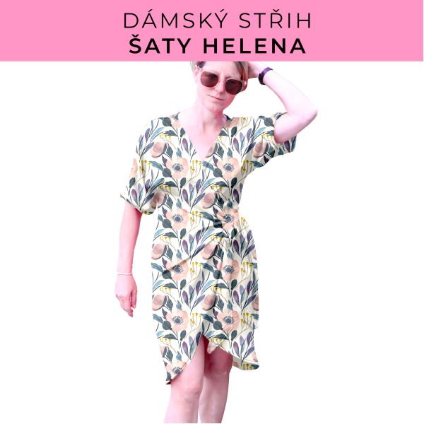 Dámský střih na šaty  Helena