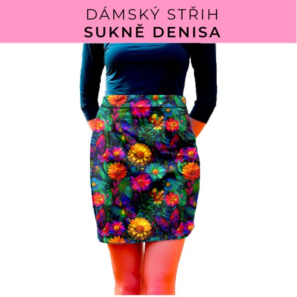 Dámský střih - Dámská sukně Denisa