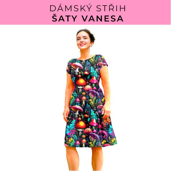 Dámský střih šaty Vanesa