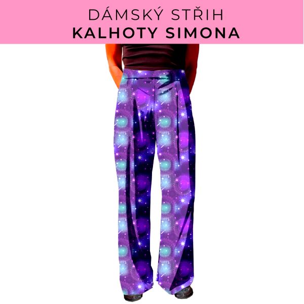 Dámský střih - kalhoty Simona