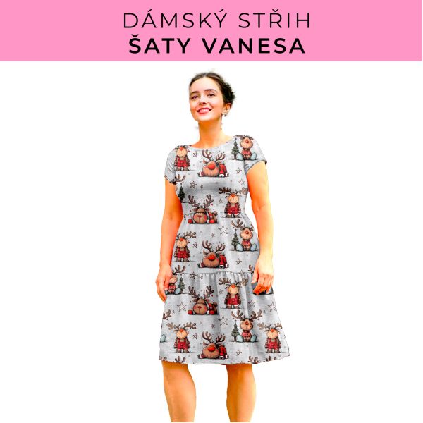 Dámský střih šaty Vanesa