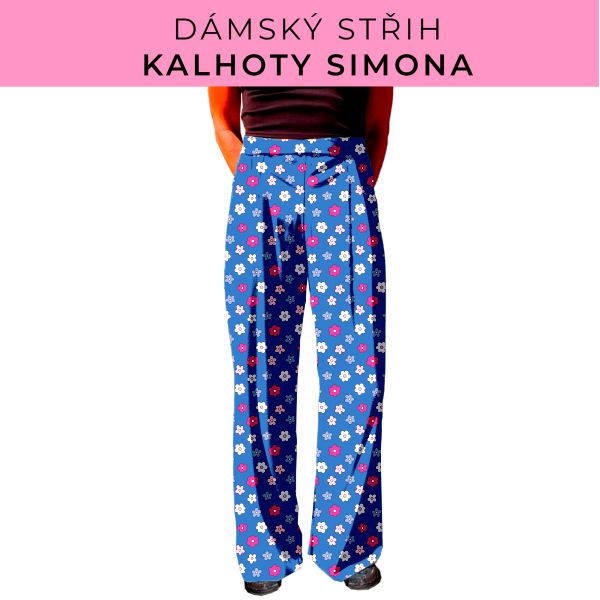 Dámský střih - kalhoty Simona