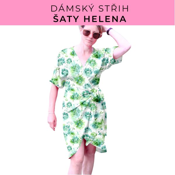 Dámský střih na šaty  Helena