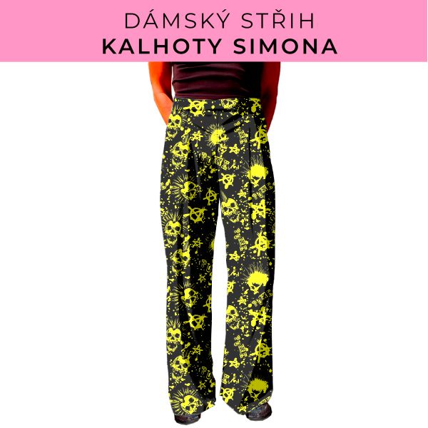 Dámský střih - kalhoty Simona