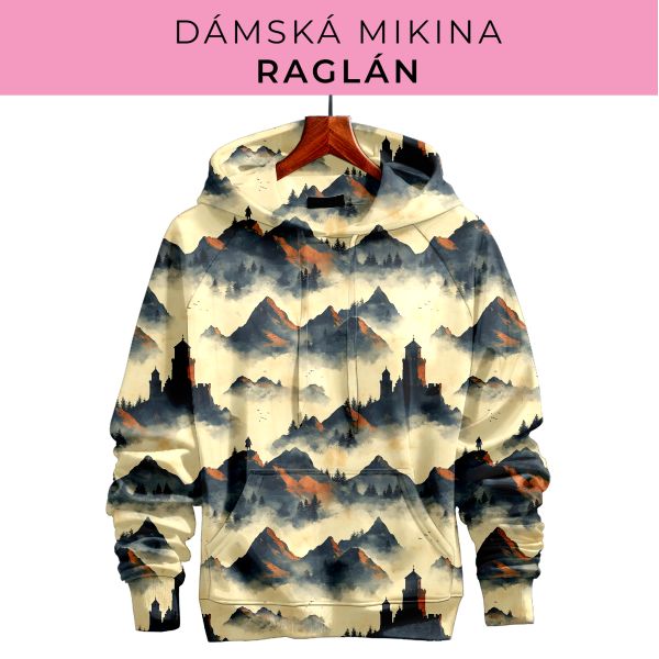 DÁMSKÝ střih - mikina raglán