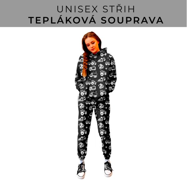 DÁMSKÝ střih - SET mikina a tepláky 