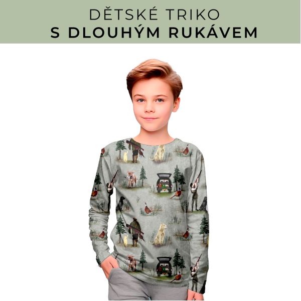 DĚTSKÝ střih - triko dlouhý rukáv