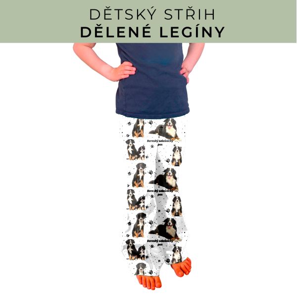 Dětský střih - Dělené legíny