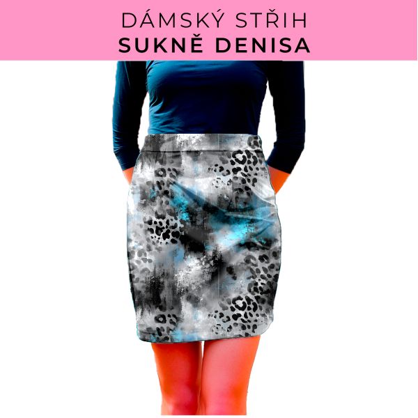 Dámský střih - Dámská sukně Denisa