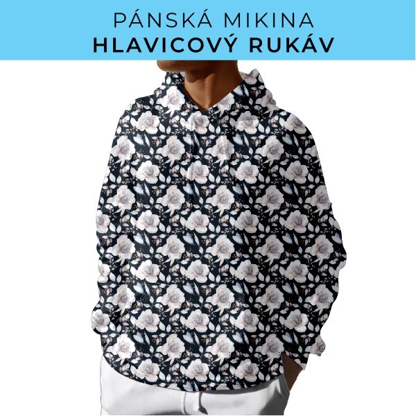 PÁNSKÝ střih - mikina s kapucí