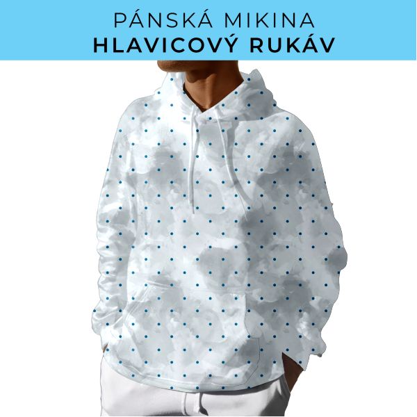 PÁNSKÝ střih - mikina s kapucí