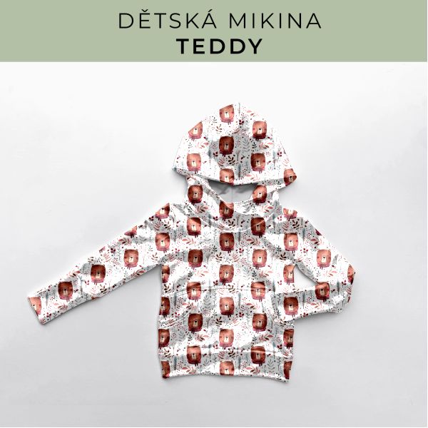 DĚTSKÝ střih - Mikina Teddy