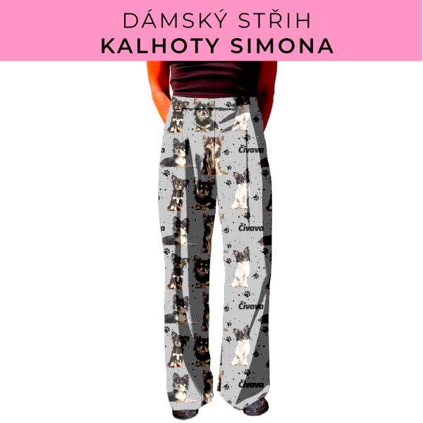 Dámský střih - kalhoty Simona